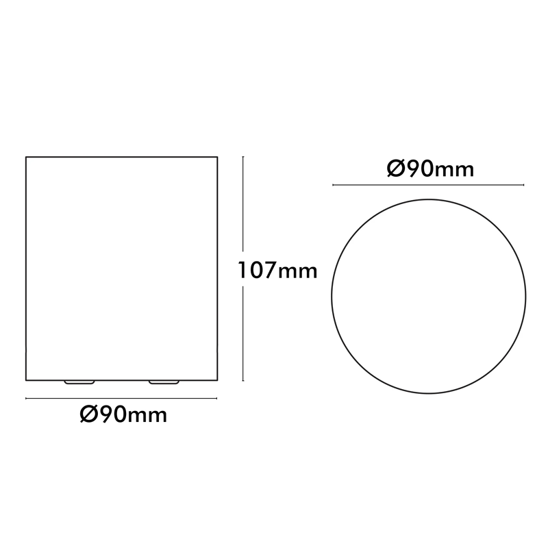 Brilliant Anka White 9W CCT Surface Mount Downlight