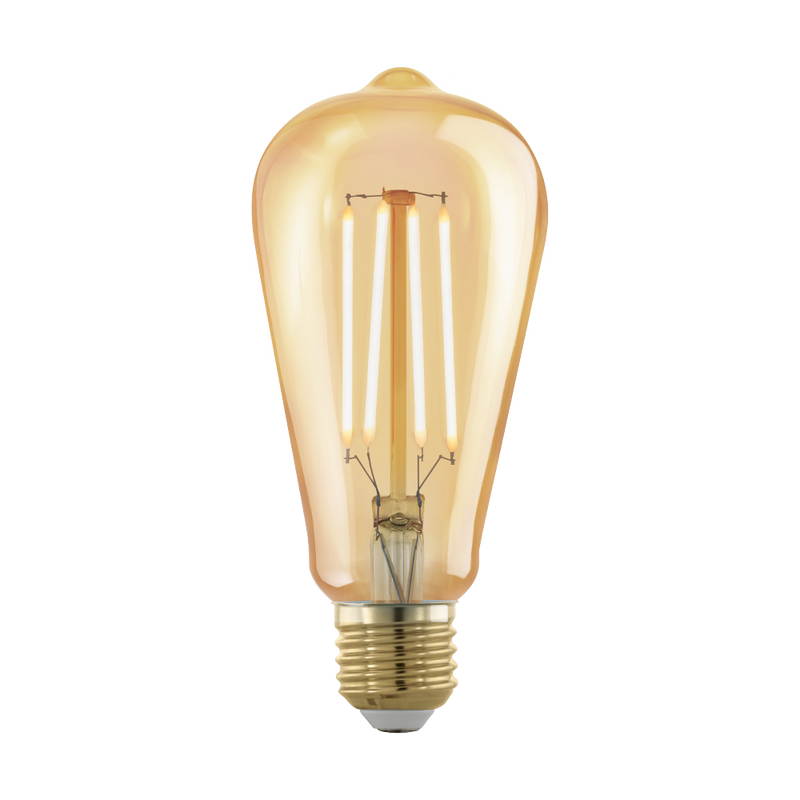 4W E27 1700K Dimmable LED ST64 Gold Age