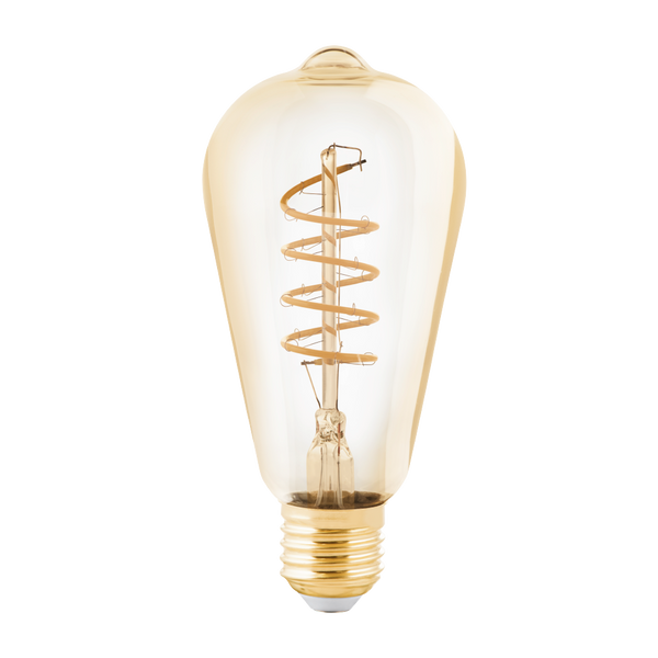 4W E27 2200K Dimmable LED ST64 Amber