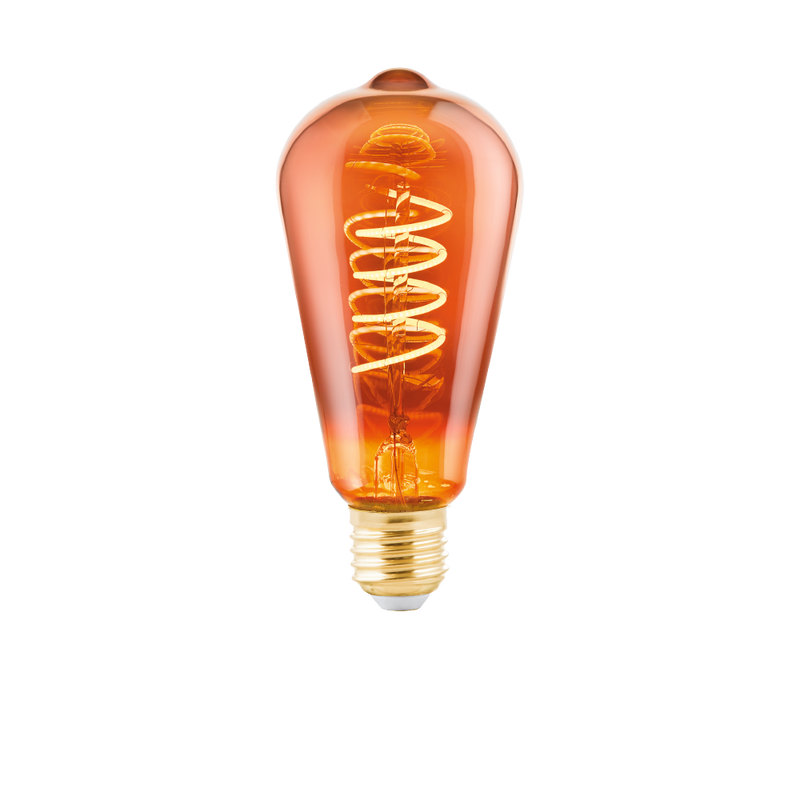 4W E27 2000K Dimmable LED ST64 Copper