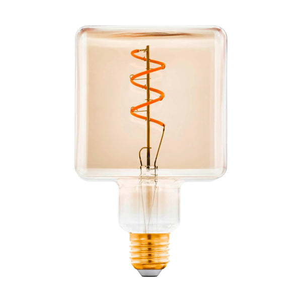 4W E27 1600K Dimmable LED Cube Amber