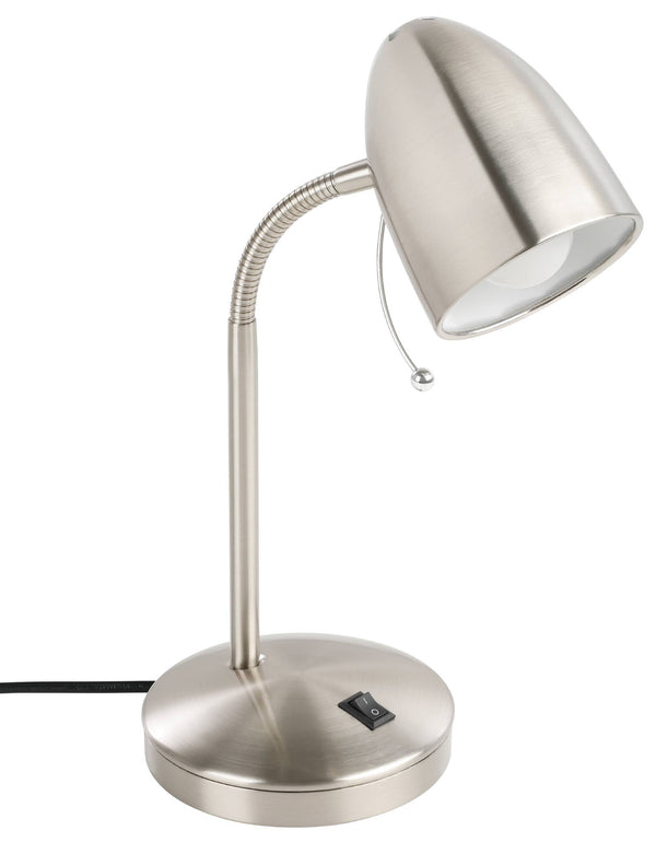 LARA Table Lamp 1X10W E27 SN W/USB ChromeG