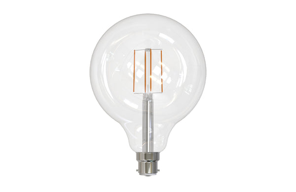 5W B22 2700K Dimmable LED G125 Clear