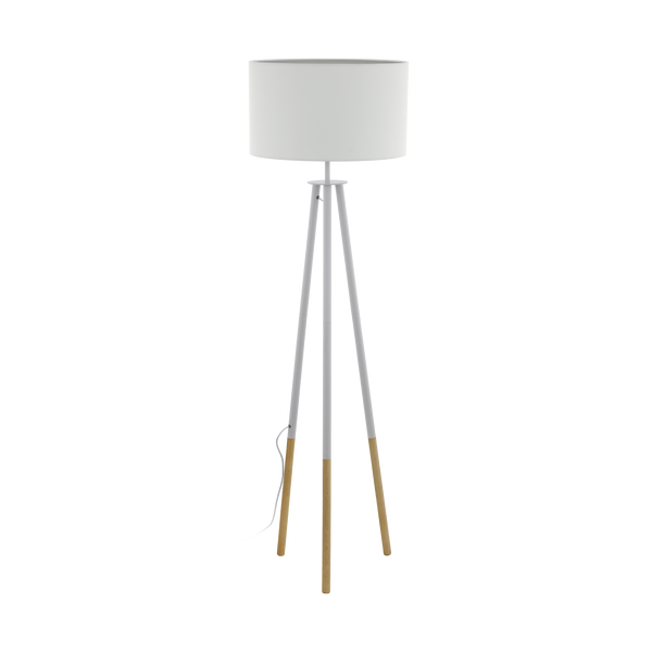 BIDFORD Floor Lamp 1x60W E27 White