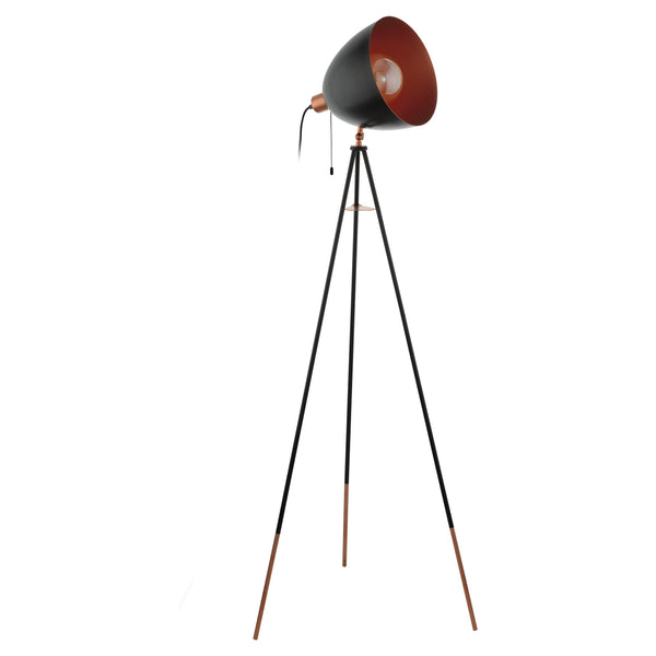 CHESTER Floor Lamp 1X60W E27 Black/COP
