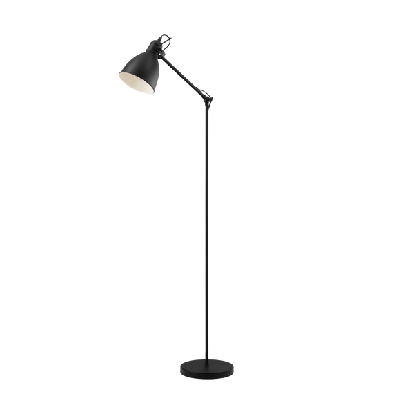 PRIDDY Floor Lamp 1x40W E27 Black