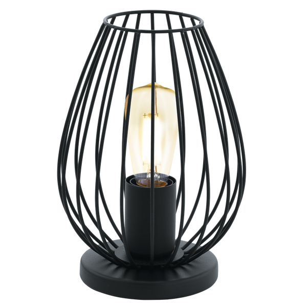 NEWTOWN Table Lamp 1x60W E27 Black