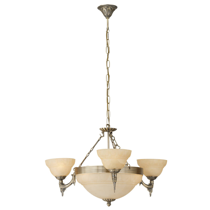 MARBELLA Pendant 6X60W E14 Antique Bronze