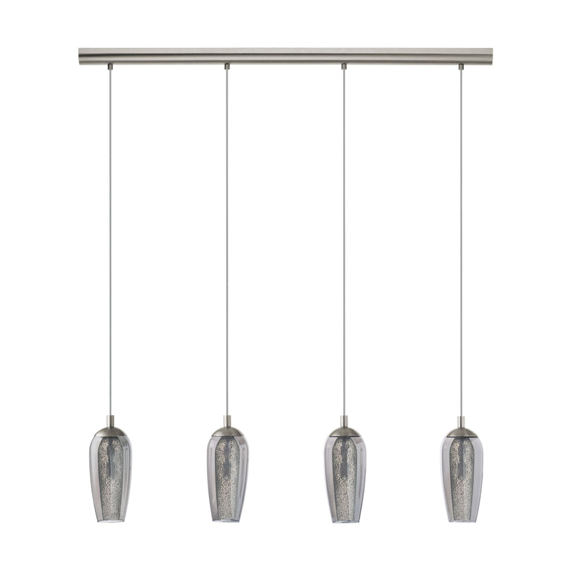 Farsala LED Pendant 4X3W G9 LED 3000K Silver Nickel / Black