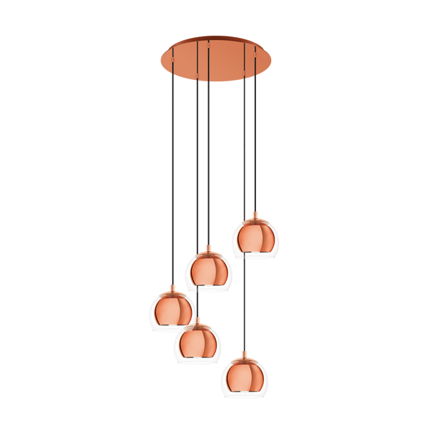 ROCAMAR 1 5X28W E27 COPPER CLUST