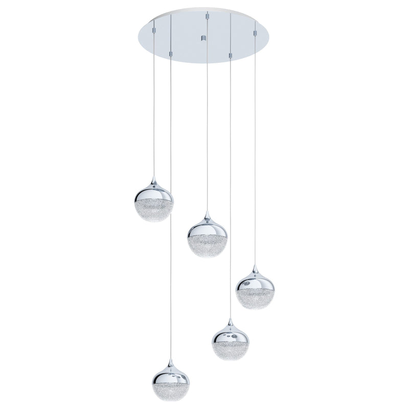 Mioglia 1 LED Pendant 5X25W E14 Chrome