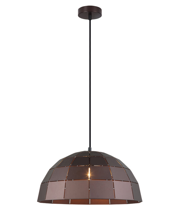PENDANT ES Coffee Tiled DOME OD400mm