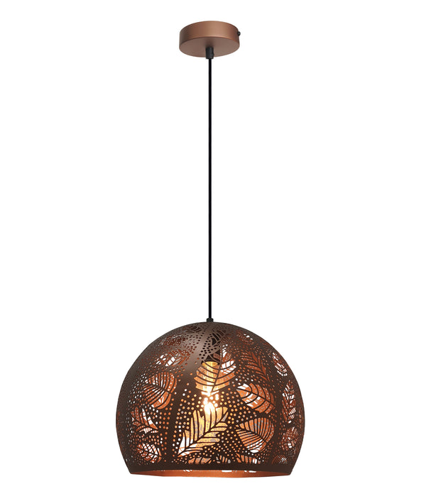 PENDANT ES Coffee Embossed DOME OD300mm w/Coffee