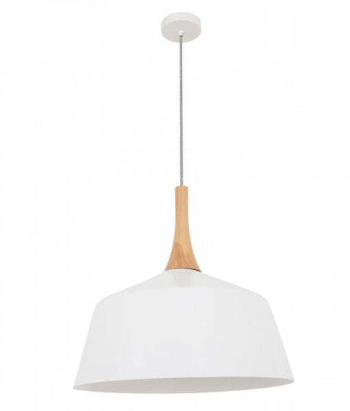 PENDANT ES White Large ANGLED DOME OD560mm