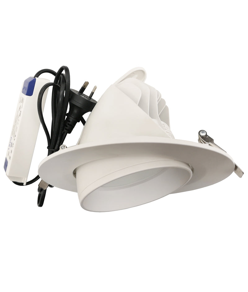 LED Downlight Snorkel Gimbal White 28W/38W 3000K