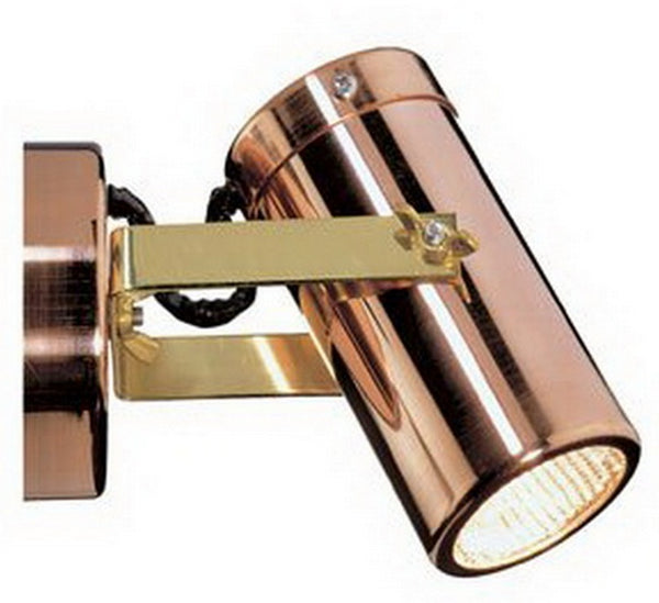 Outdoor LED Adjustable LED Pillar / Spot Light Copper IP54