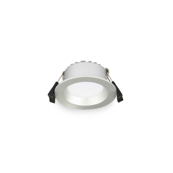 9W LED Downlight w/Dimmable Driver Warm White - Silver