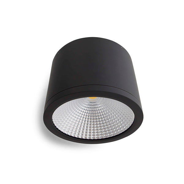 35W LED IP54 Dimmable Surface Mount Downlight - Black