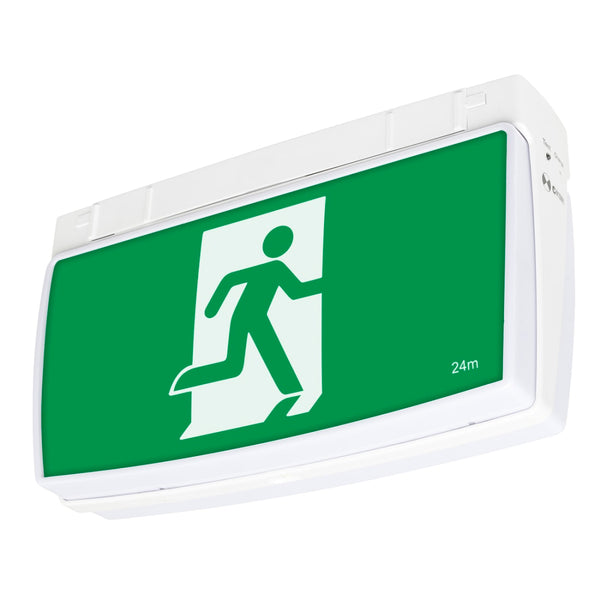 One-Box 2W Exit Sign-White